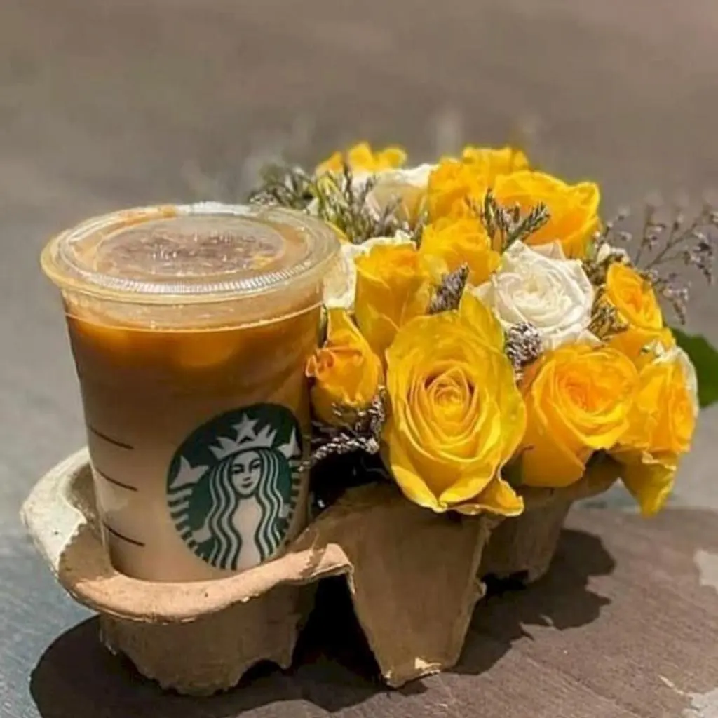 Coffee with Roses